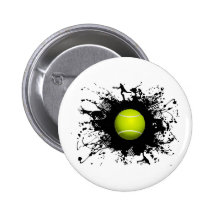Tennis Urban Style Pinback Buttons
