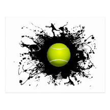 Tennis Urban Style Postcard