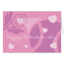 Tennis Valentine's Card