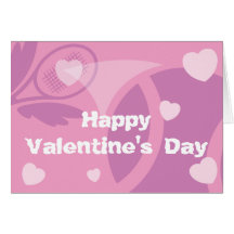 Tennis Valentine's Day Card