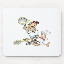 Tennis Winner Mouse Pads
