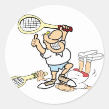 Tennis Winner Stickers