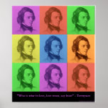 Tennyson "Love Is Long" Pop Art Poster posters