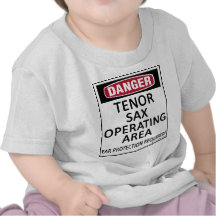 Tenor Sax Operating Area Tee Shirts