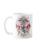 Tenorio Family Crest mugs
