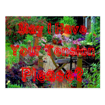 Tension Please Postcard