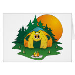 Tent Cartoon cards