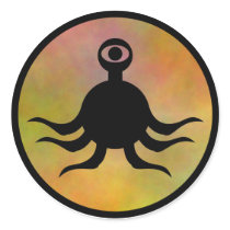 Tentacle Monster Hazard Sticker