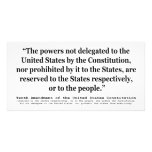 Tenth Amendment to the United States Constitution photo cards