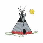 Tepee embroidered shirts