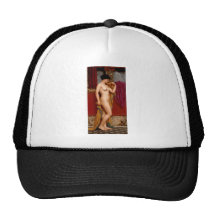 Tepidarium Baths - Godward - Fine Art Painting Mesh Hats