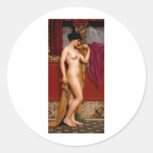 Tepidarium Baths - Godward - Fine Art Painting Sticker
