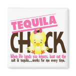 Tequila Chick Refrigerator Magnets