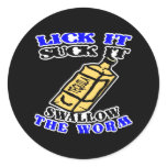 Tequila Lick Suck Black Sticker