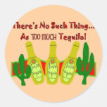 Tequila Lovers T-Shirts & Gifts Round Sticker