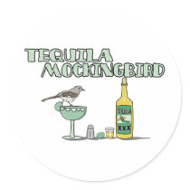Tequila Mockingbird Stickers