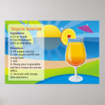 Tequila Sunrise Print