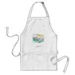 Tequila Worm Rehab Funny Cartoon Quality Apron
