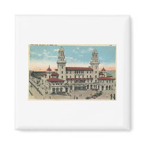Terminal Train Station, Atlanta 1923 Vintage Magnet