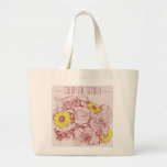 Terra  Cotta Edged Bouquet Tote Bag