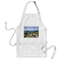 Terrace at Sainte Adresse, Claude Monet Apron