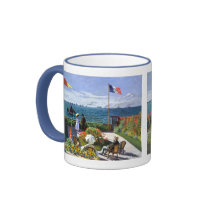 Terrace at Sainte Adresse, Claude Monet Mug