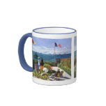 Terrace at Sainte Adresse, Claude Monet mugs