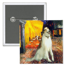 Terrace Cafe - Borzoi Button
