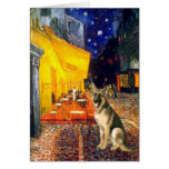 Terrace Cafe - German Shepherd 2 Cards