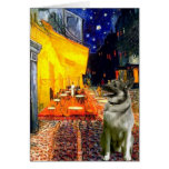 Terrace Cafe - Norwegian Elkhound Cards