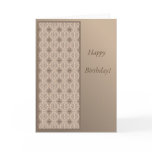 Terrace Ocean Villa Birthday Card