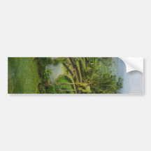 Terrace Ricefield in Bali Bumper Stickers
