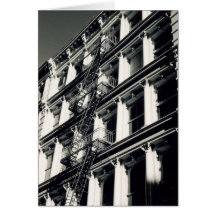 terrace stairs greeting card