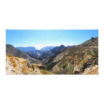 Terraces in Jebel Akhdar Al Hajar Oman Gallery Wrap Canvas