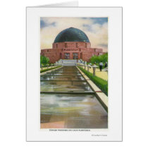 Terrazo Promenade View of Adler Planetarium Card