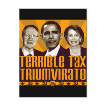 Terrible Tax Triumvirate Post Cards