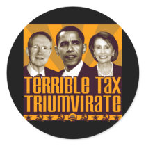 Terrible Tax Triumvirate Sticker