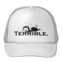 Terrible Temper Tantrum Retro Girl Mesh Hats