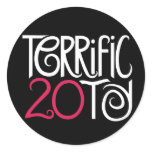Terrific 20 Black Sticker