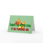 Terrorist Fruitcake Greeting Card
