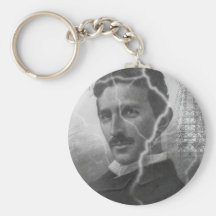 Tesla, The Lightning Man Keychain