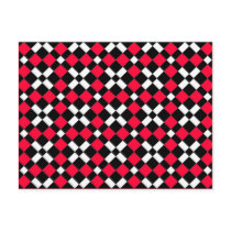 Tessellation 443 A  Lg Any Colour Postcard