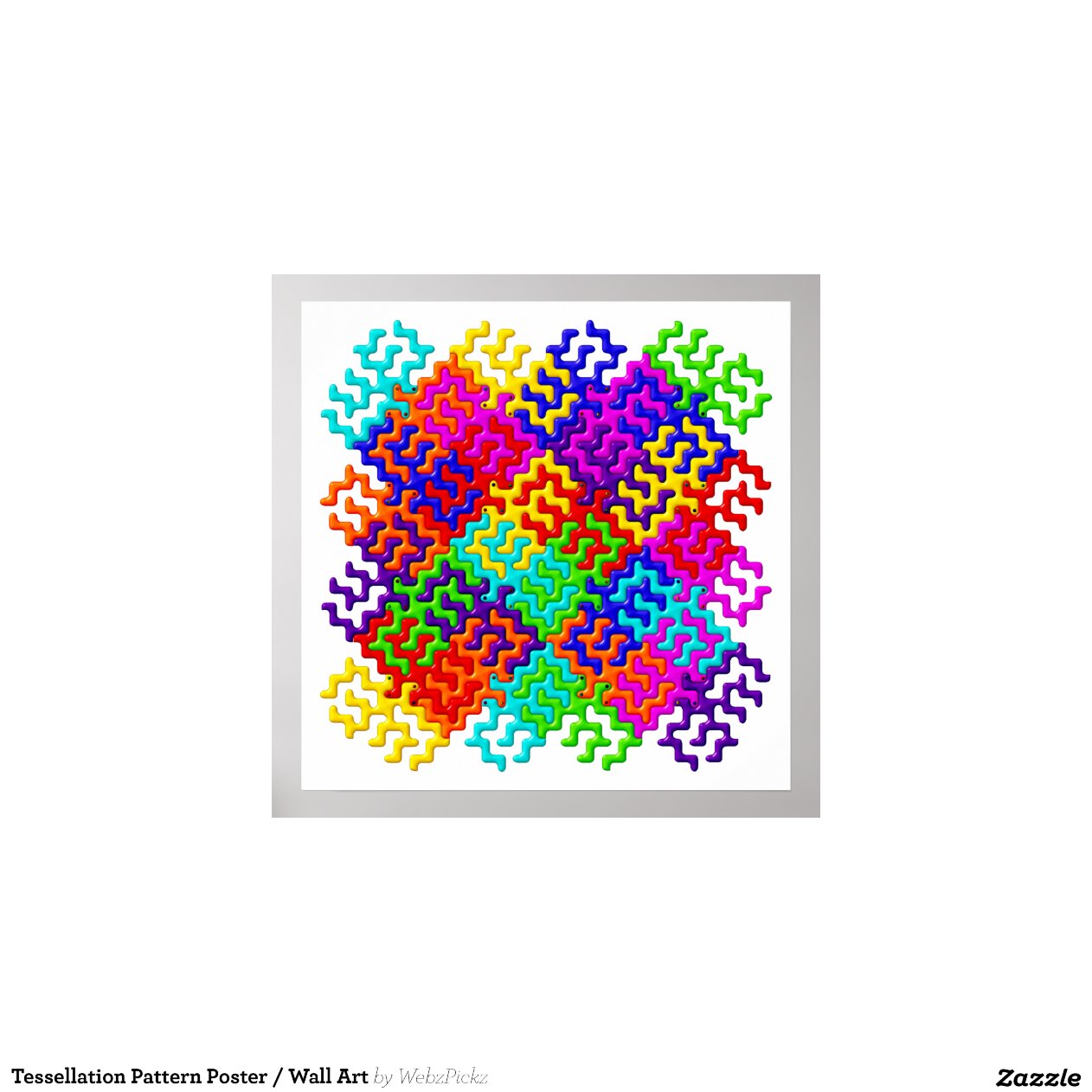 Tessellation Pattern Poster / Wall Art | Zazzle
