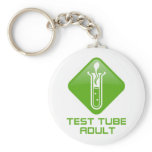 Test Tube Adult keychains