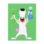 Test Tube Lab Rat Postcard