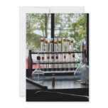 Test Tubes by Window Personalized Announcement