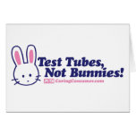 Test Tubes, Not Bunnies Card