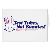 Test Tubes, Not Bunnies Card