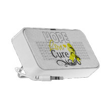 Testicular Cancer Hope Love Cure Mp3 Speakers