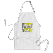 Testicular Cancer Survivor It Came We Fought I Won Apron